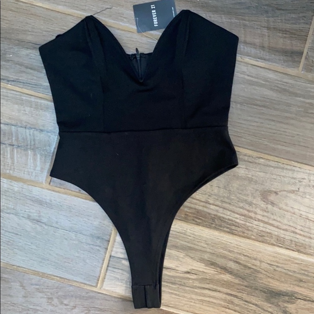 Forever 21 strapless bodysuit